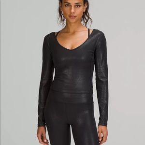 Lululemon Align Long Sleeve Shine Black